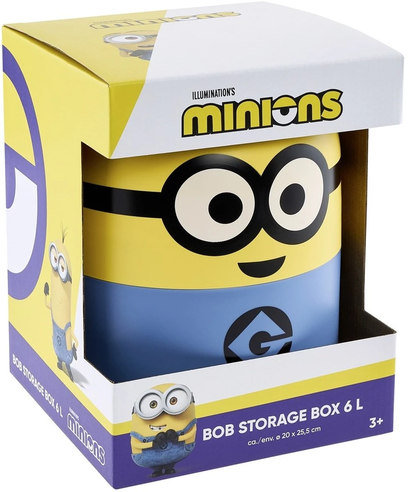 Keeeper Daiktadėžė Bob 6L "Minions" &Oslash;20x25.5cm geltona/mėlyna