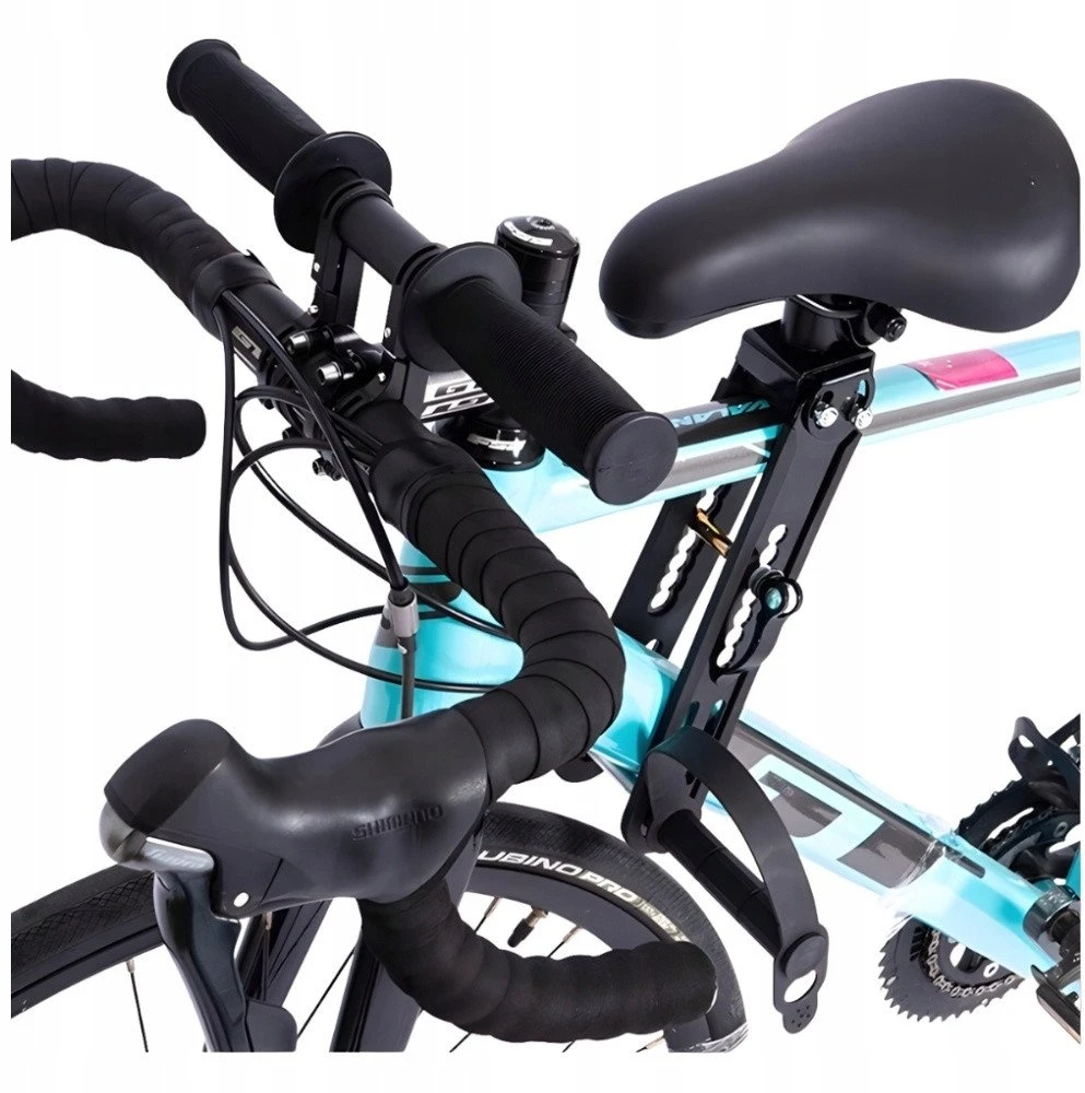 Child Bicycle Seat WILDMAN C1 for frame juodos spalvos
