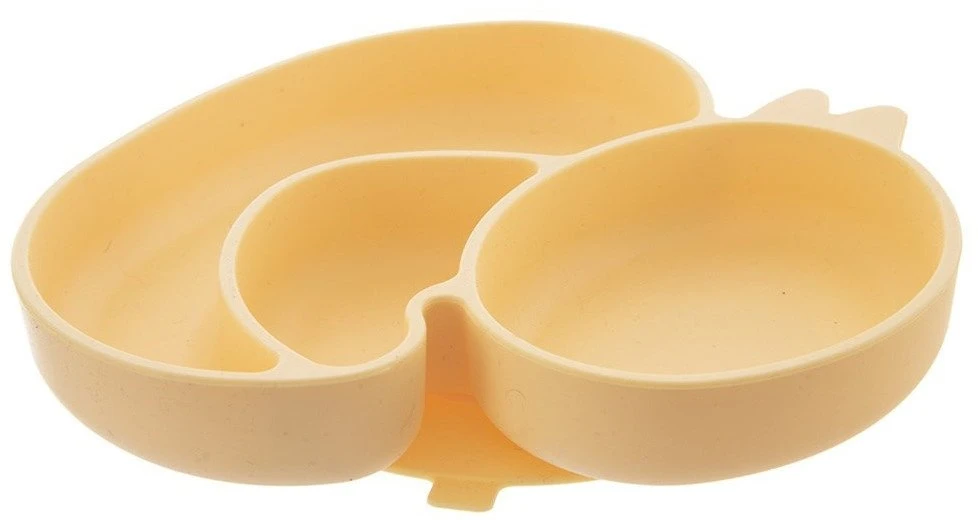 Orion Silikoninis vaikiškas lėkštė 19,5x19 cm su siurbtuku