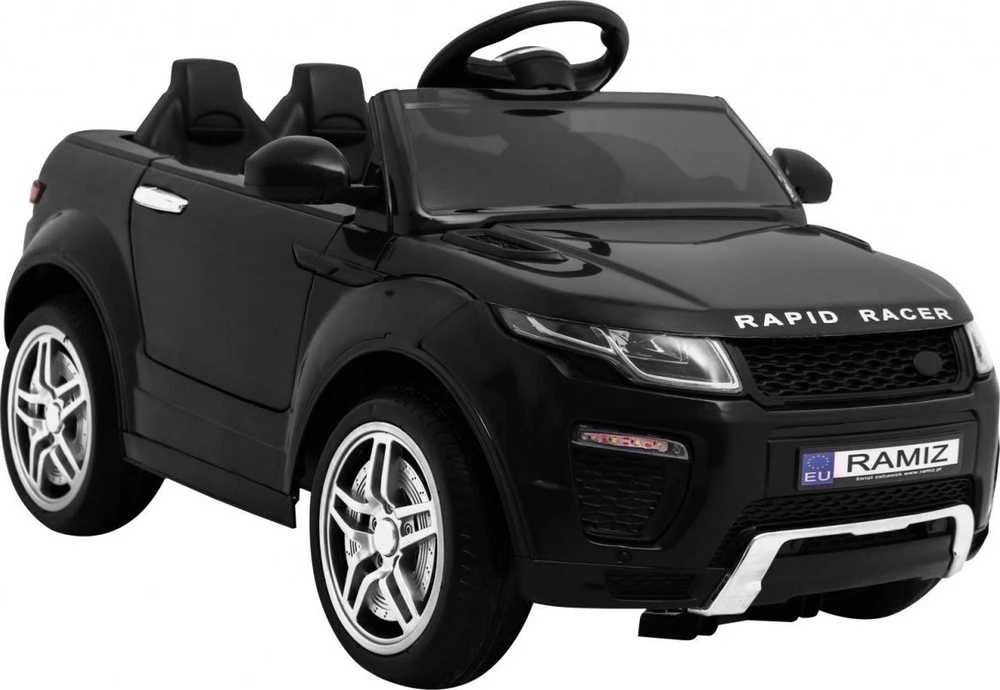 Ramiz Elektrinė mašina vaikams Rapid Racer juodos spalvos