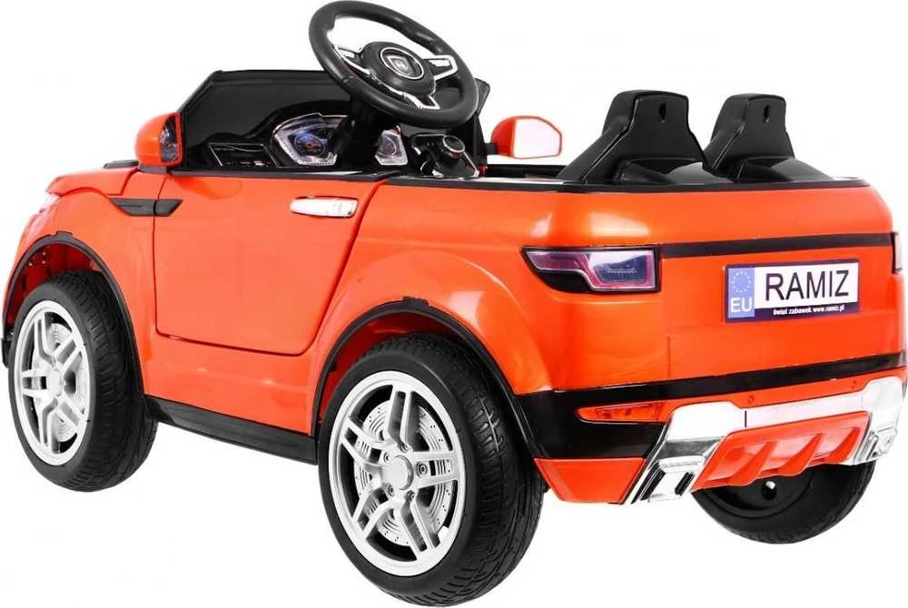 Ramiz Elektrinė mašina vaikams Rapid Racer oranžinės spalvos