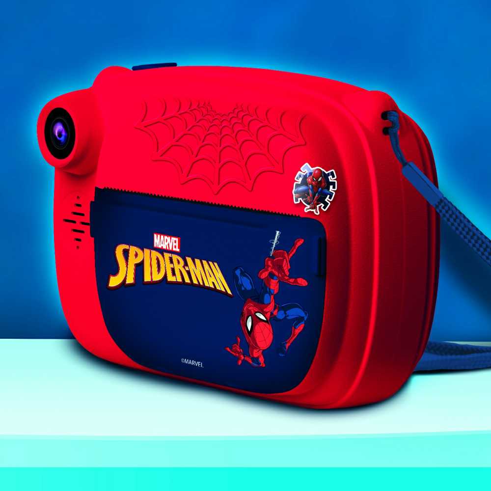 Vaikiškas momentinis fotoaparatas Lisciani Spiderman (Žmogus voras)