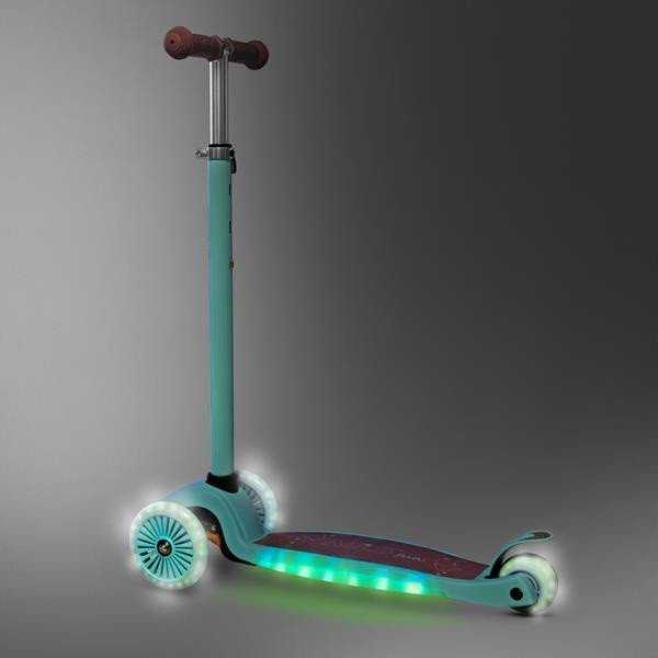 Paspirtukas NILS Fun Paspirtukas dziecięca podświetlana led Nils Fun HLB1310 violetinė