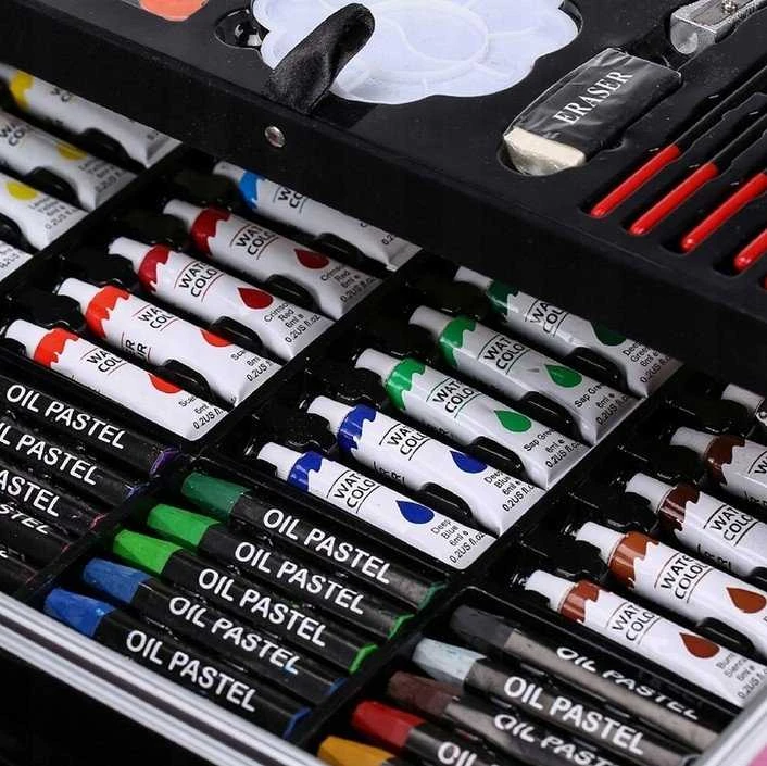 Vaikų tapybos rinkinys astronauto lagamine