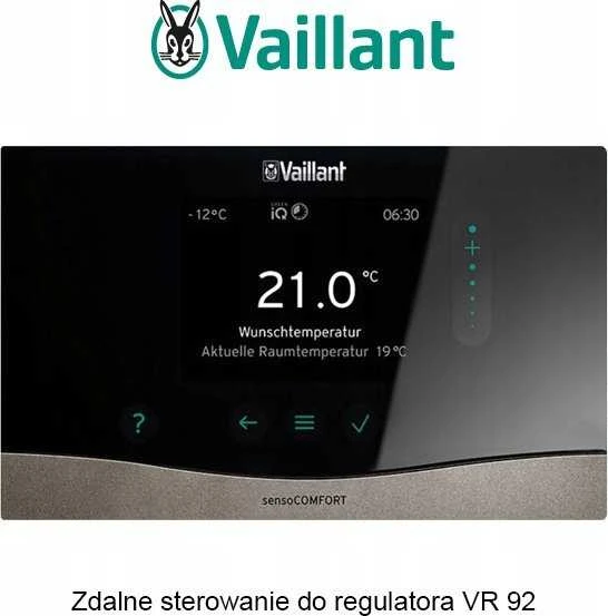 Vaillant VR 92 nuotolinio valdymo pultas, skirtas VRC 720 sensoCOMFORT valdikliui