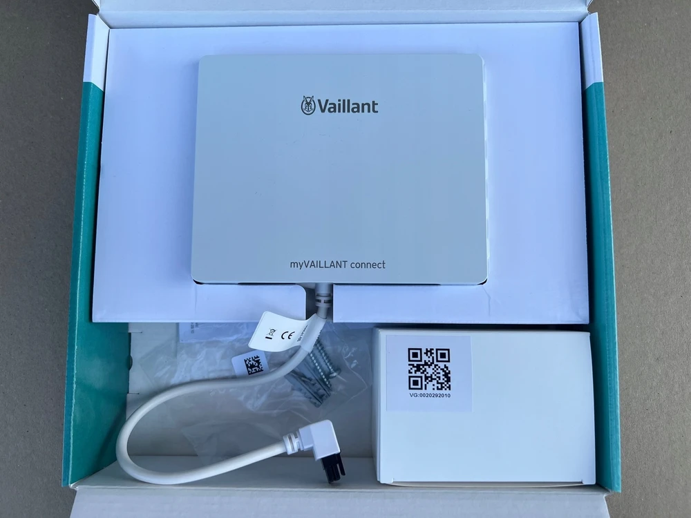 Vaillant išmanusis interneto modulis pakuotėje