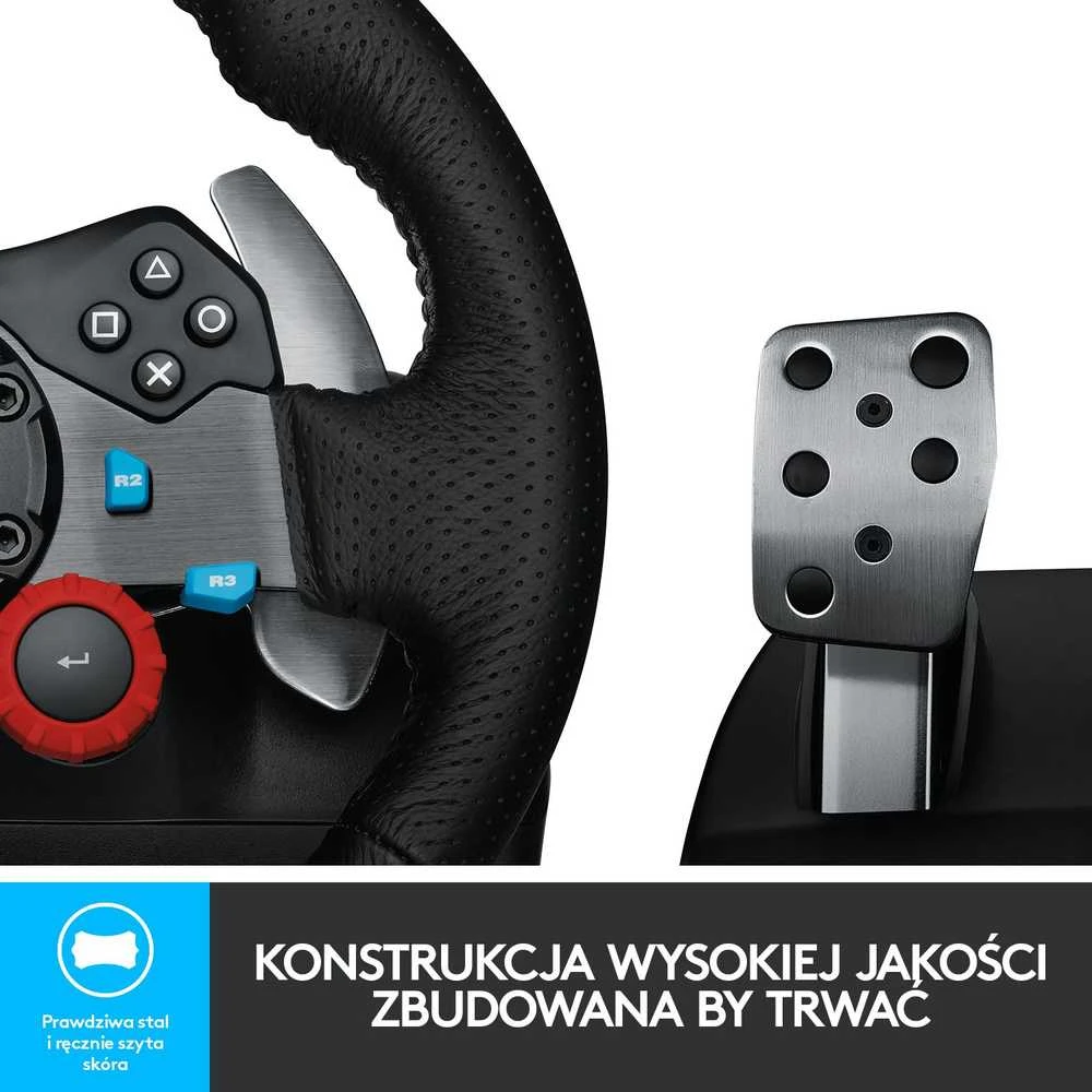 Žaidimų vairas Logitech G29 Driving Force PS5/PS4 PS3//PC Gaming steering wheel