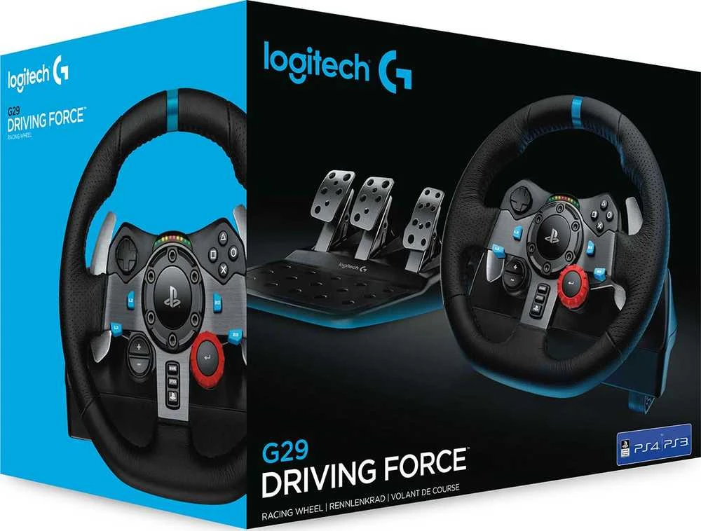 Žaidimų vairas Logitech G29 Driving Force PS5/PS4 PS3//PC Gaming steering wheel