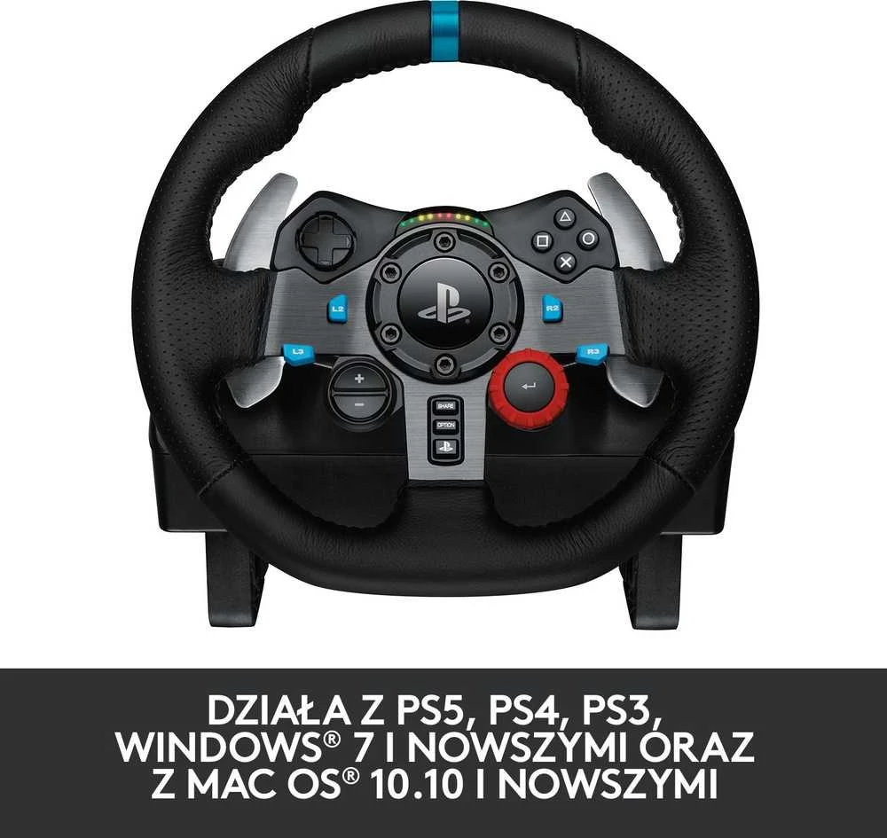 Žaidimų vairas Logitech G29 Driving Force PS5/PS4 PS3//PC Gaming steering wheel