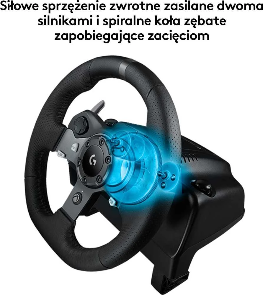 Logitech G920 Driving Force žaidimų vairas skirtas Xbox One ir PC su pedalais