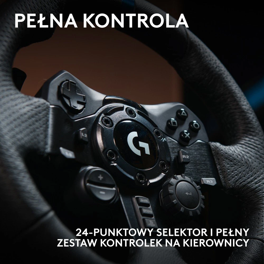 Logitech G923 TRUEFORCE simuliacinis lenktynių vairas su pedalais, skirtas PlayStation/PC