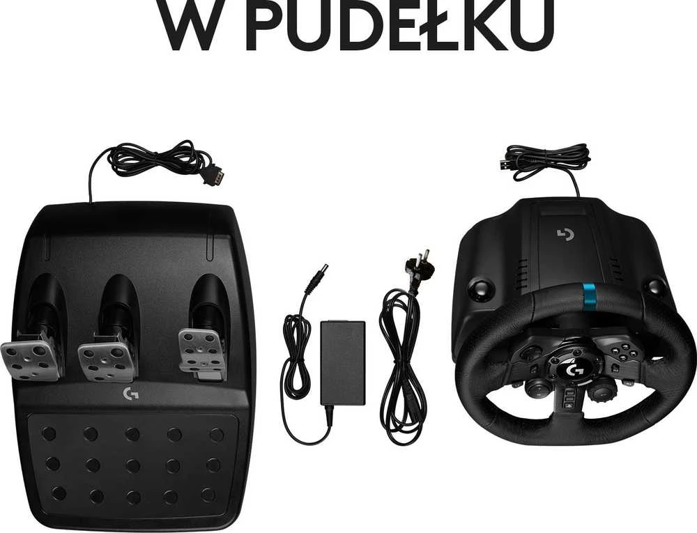 Logitech G923 TRUEFORCE simuliacinis lenktynių vairas su pedalais, skirtas PlayStation/PC