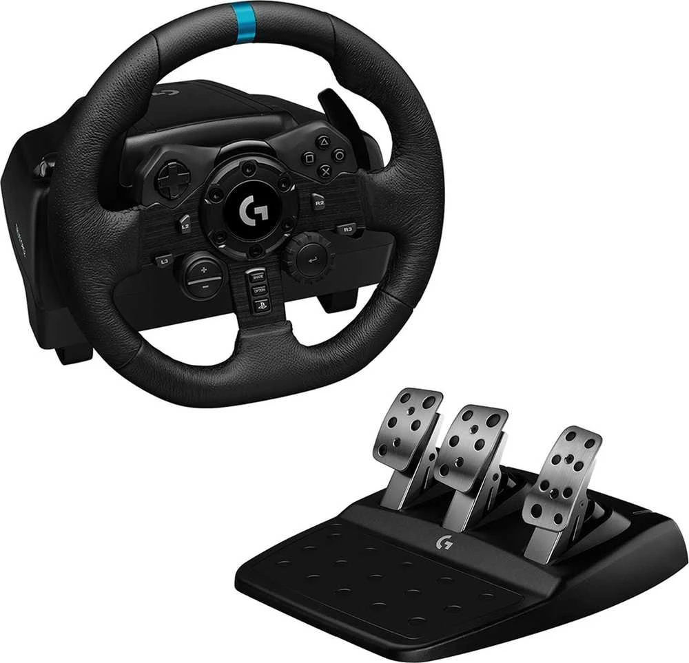 Logitech G923 TRUEFORCE simuliacinis lenktynių vairas su pedalais, skirtas PlayStation/PC