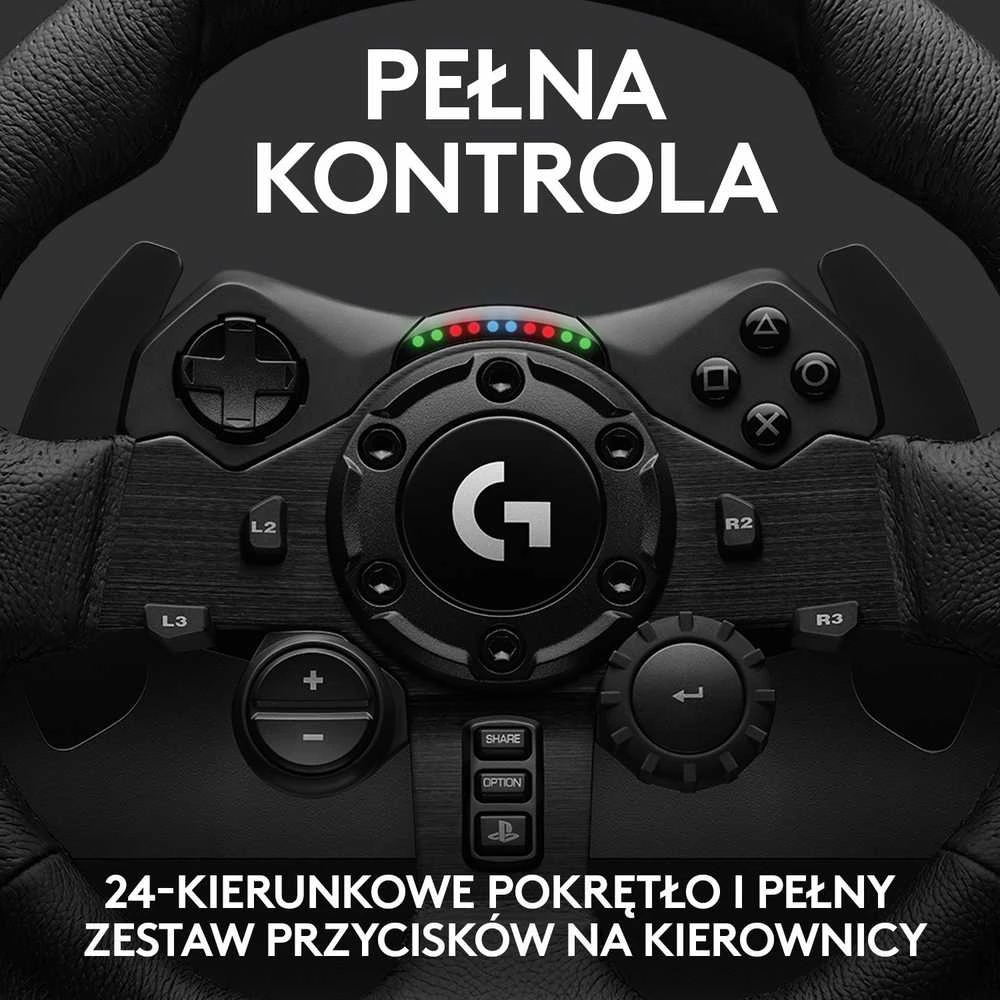 Logitech G923 TRUEFORCE simuliacinis lenktynių vairas su pedalais, skirtas PlayStation/PC