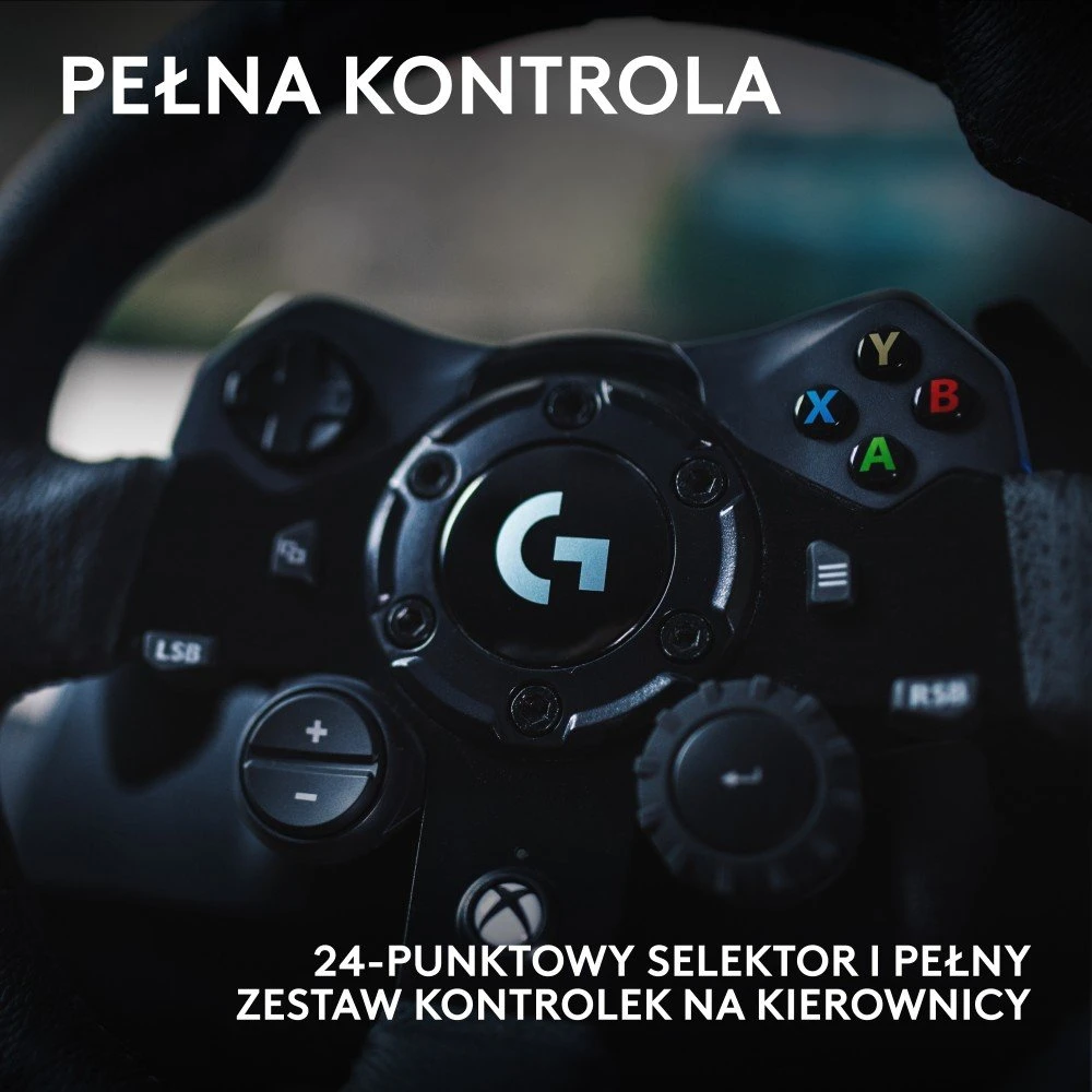 Logitech G923 TRUEFORCE simuliacinis lenktynių vairas su pedalais, skirtas Xbox Series X/S /Xbox One/PC