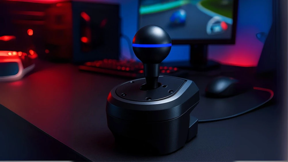 Carruzzo Blade BL7002 žaidimų valdiklis Juoda, Mėlyna USB Vairas + pedalai + pavarų perjungiklis PC, PlayStation 5