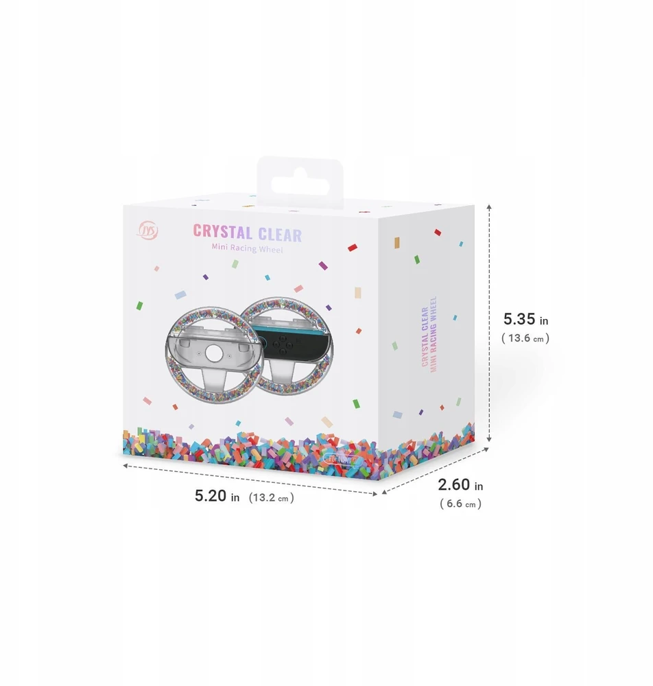 Vairas JYS 2x Vairas „Joy-Con“ skirtas „Nintendo Switch 2“ / Spalvotas Crystal Clear / / -ns2290-v2 (SB11933)