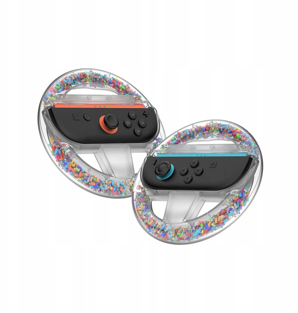 Vairas JYS 2x Vairas „Joy-Con“ skirtas „Nintendo Switch 2“ / Spalvotas Crystal Clear / / -ns2290-v2 (SB11933)