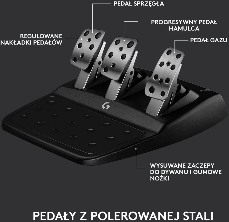 Vairas Logitech G923 XBOX Series X S/XBOX One/PC (941-000158) + Pavarų perjungimo svirtis G29, G920 Driving Force (941-000130)