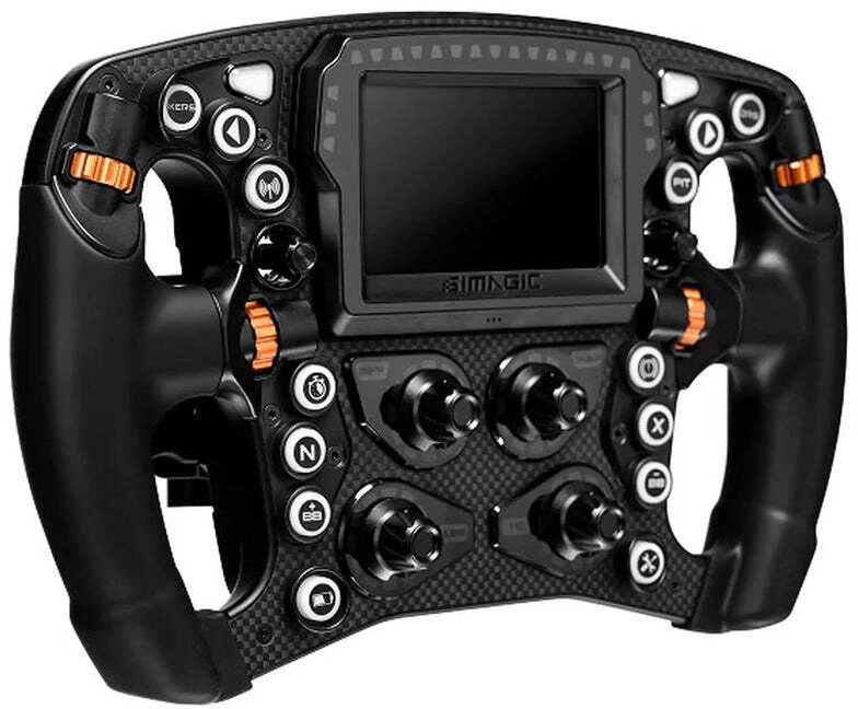 Vairas Simagic Zeus Formula Steering Wheel & MagicDash 4 Bundle, AirLink, all-in-one