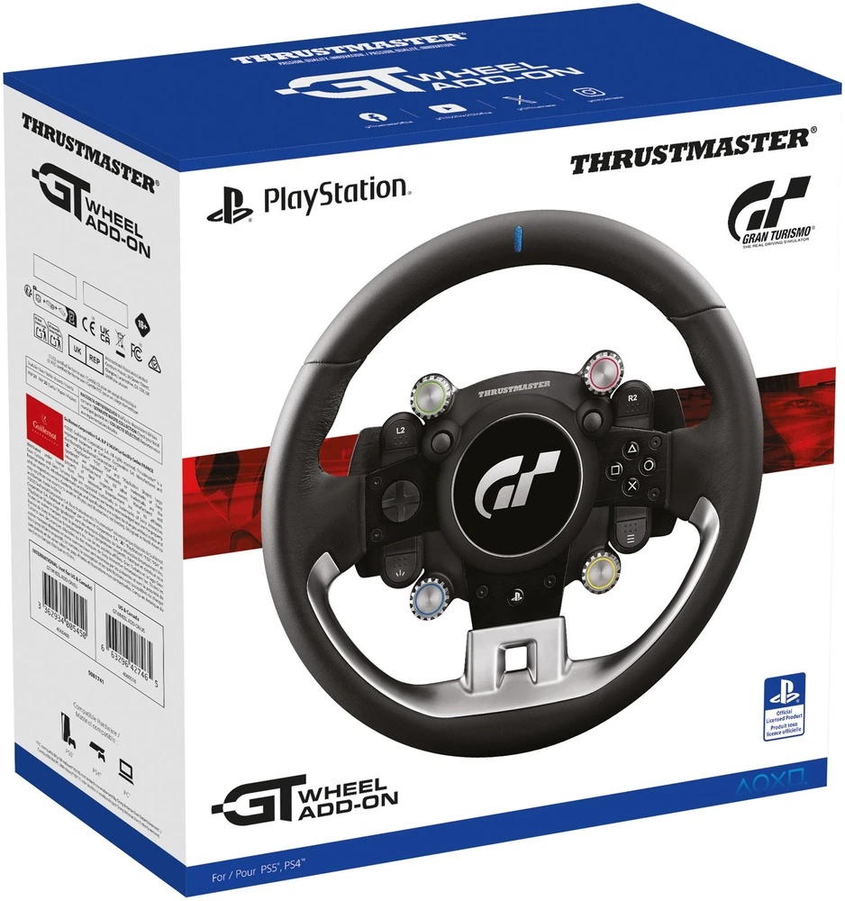 „Thrustmaster“ vairo priedas „GT WHEEL“, skirtas asmeniniams kompiuteriams, PS5, PS4 (4060468)