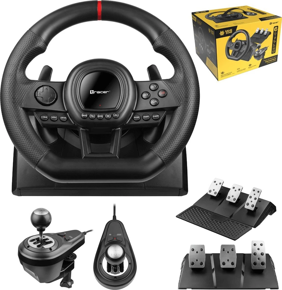 Žaidimų vairas Tracer SimRacer  6 in1 /PC / PS4 / PS3 / Xone / X360 / SWITCH