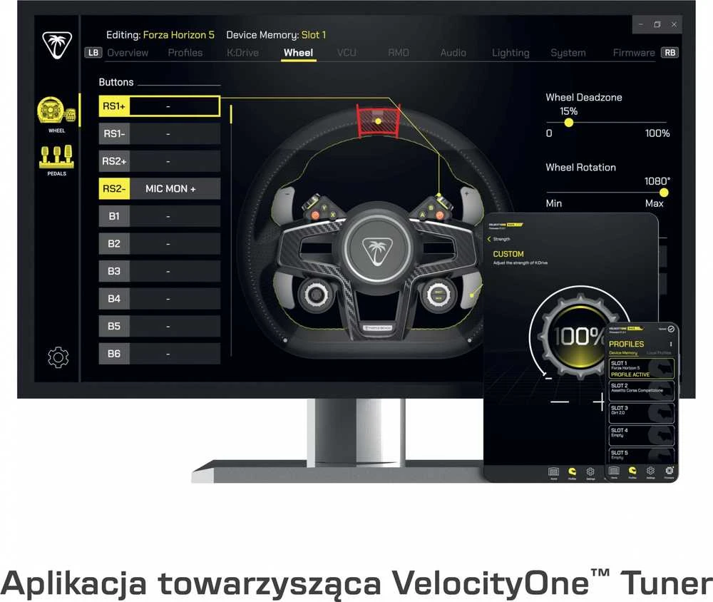 Turtle Beach VelocityOne lenktynės