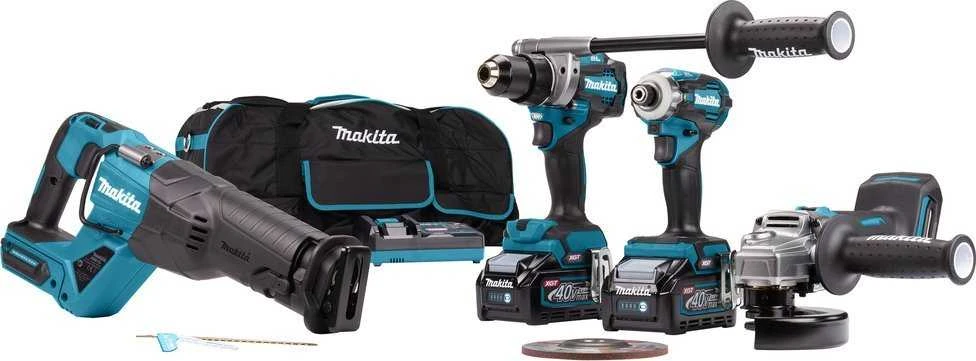 Makita 40V akumuliatorių įrankių komplektas su krepšiu