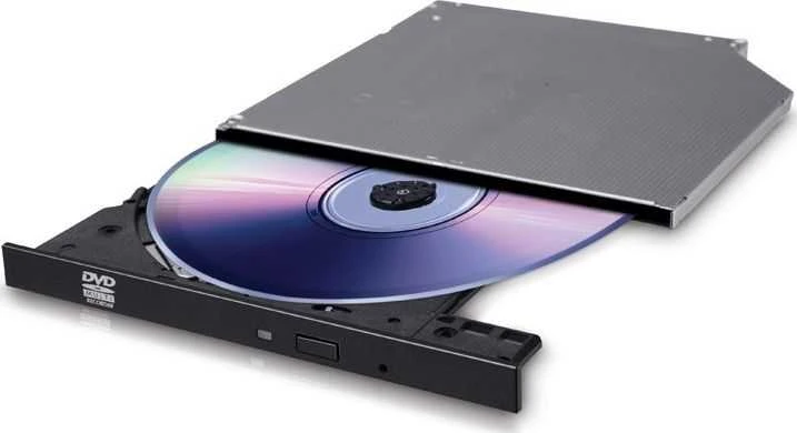 Hitachi Lg H.L duomenų saugykla 9,5 mm plonas DVD-rašytuvas GUD0N vidinis, sąsaja SATA, DVD±RW, CD skaitymo greitis 24 x, CD įrašymo greitis 24 x, Juodas