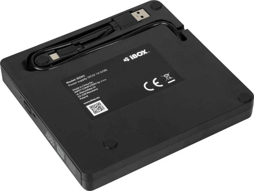 IBOX IED03 IŠORINIS DVD-ROM RAŠYTUVAS
