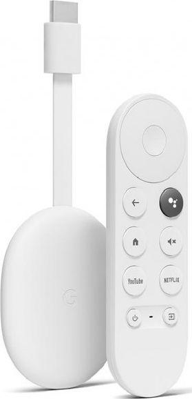 Transliacijos įrenginys Chromecast with Google TV, baltas | Varle.lt