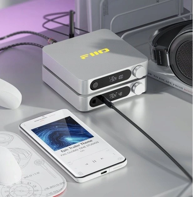 Vaizdo grotuvas Multimedijos grotuvas FiiO SR11 - sidabrinis - Grotuvas sieciowy audio