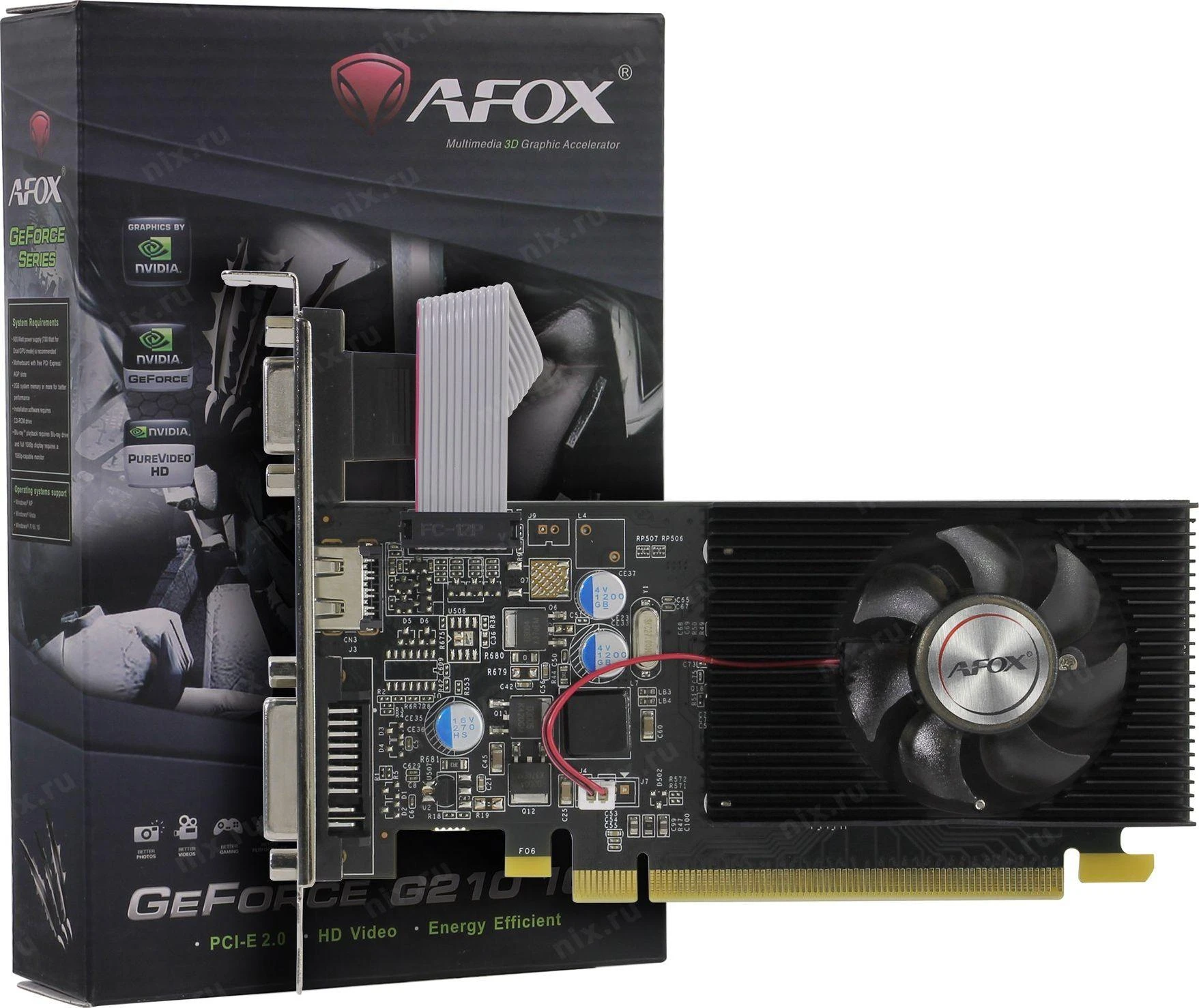 Vaizdo plokštė AFOX GeForce GT 210 1GB