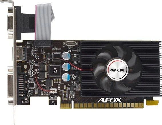 Vaizdo plokštė Afox geforce gt730 1gb ddr3 64bit dvi hdmi vga lp ventiliatorius v1 af730-1024d3l7-v1