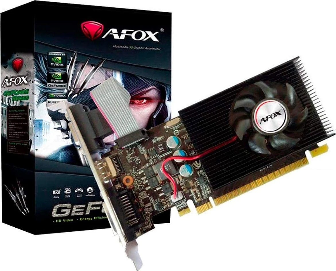 Vaizdo plokštė AFOX Geforce GT 730 Single Fan V6 4GB DDR3 (AF730-4096D3L6)