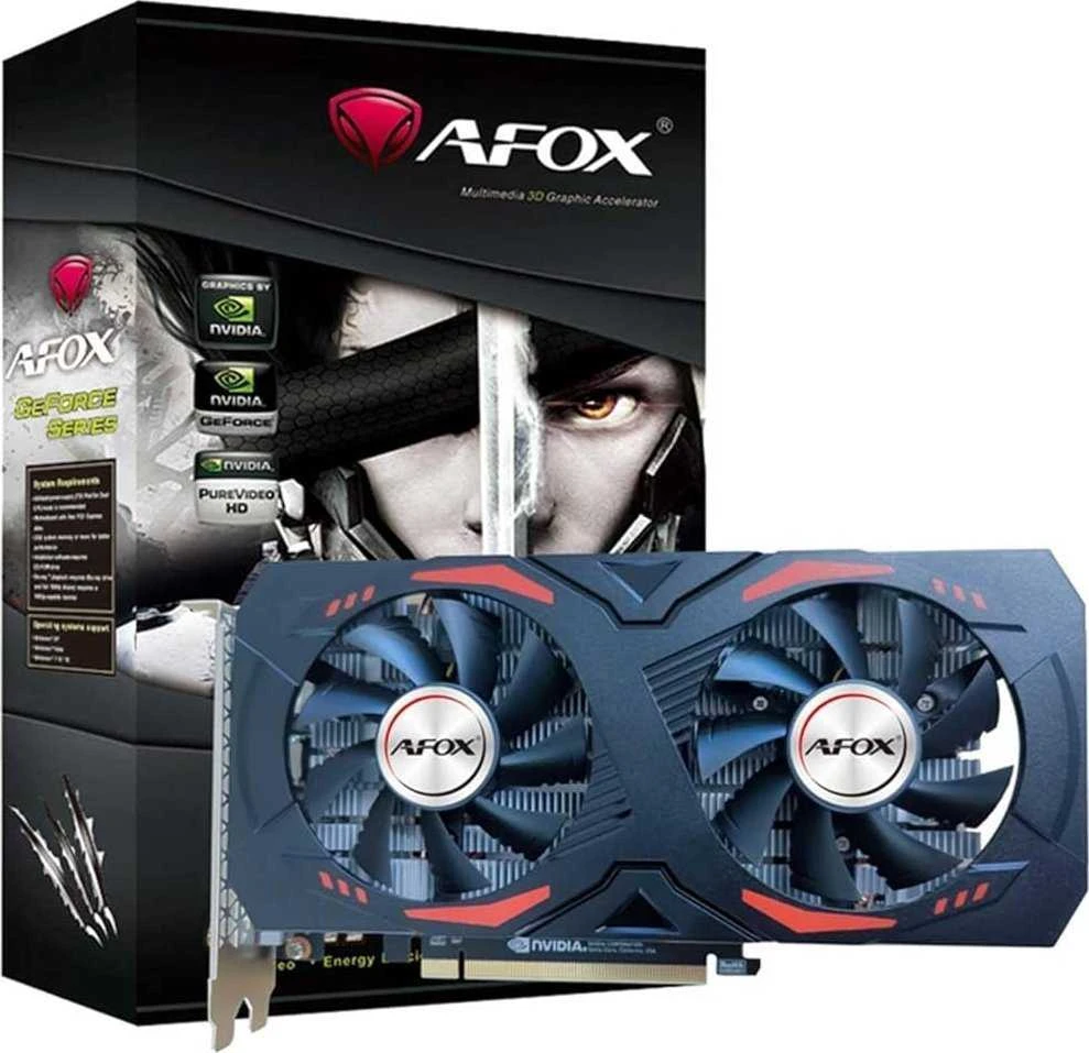 „Afox GEFORCE GTX1660TI 6GB GDDR6“ vaizdo plokštė, DP, DVI, HDMI, ATX, DVI