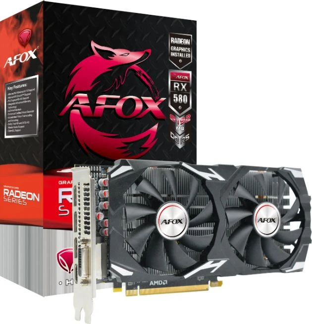 Afox Vaizdo plokštė - geforce gtx1050ti 4gb gddr5 128bit dvi hdmi dp