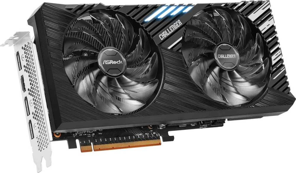 Vaizdo plokštė Grafikos kortelė - ASRock - A750 CHALLENGER SE - 8GB - GDDR6 - Tylaus aušinimo