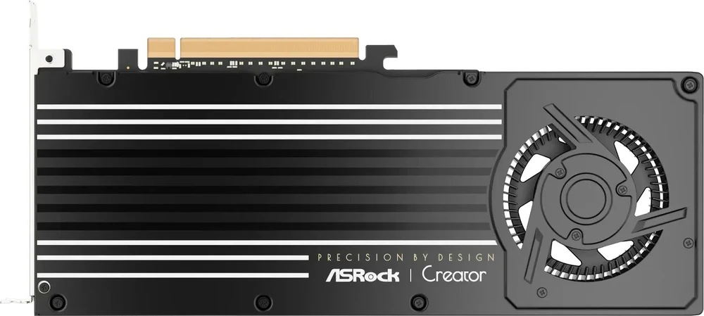 Vaizdo plokštė Grafikos plokštė ASRock Intel Arc Pro B70 Creator, 32GB GDDR6, 4x DisplayPort