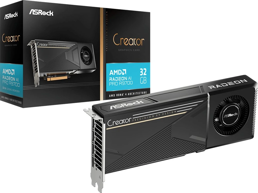Vaizdo plokštė ASRock Creator R9700 CT 32G