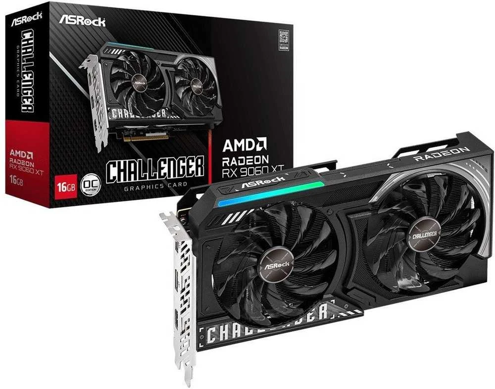 Vaizdo plokštė Asrock AMD Radeon RX 9060 XT Challenger 16GB OC GDDR6