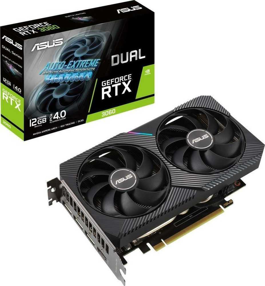 Vaizdo plokštė Asus Dual GeForce RTX 3060 12GB GDDR6 (DUAL-RTX3060-12G-V2)