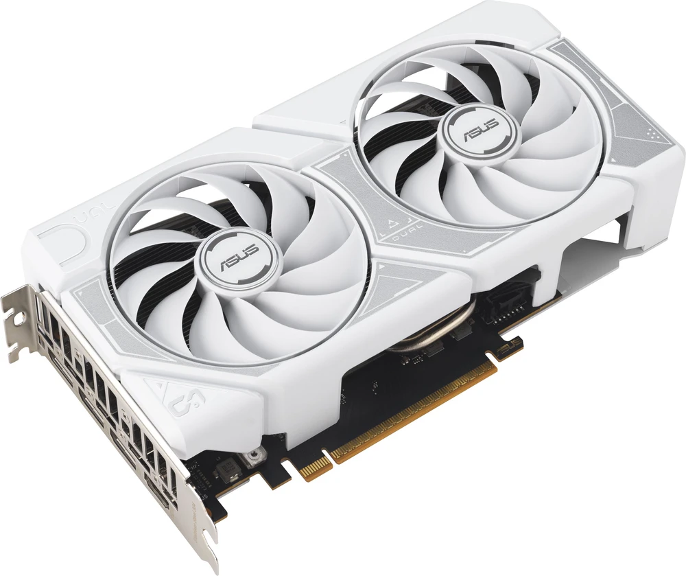 Vaizdo plokštė ASUS Dual GeForce RTX 5060 Baltas OC leidimas, 8192 MB GDDR7