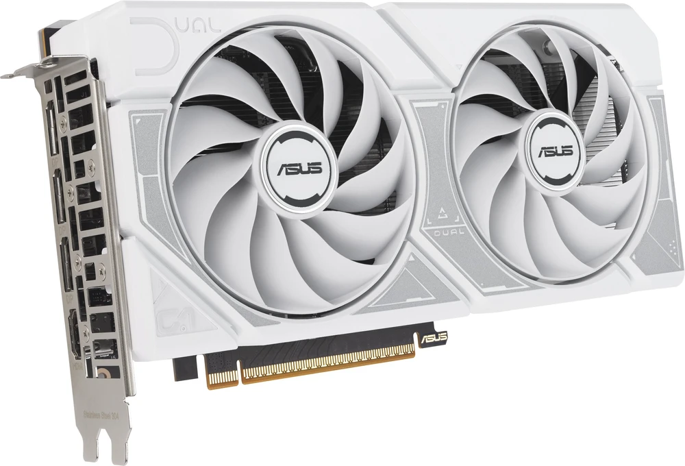 Vaizdo plokštė ASUS Dual GeForce RTX 5060 Baltas OC leidimas, 8192 MB GDDR7