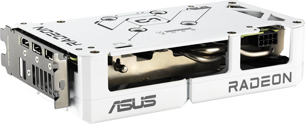 Vaizdo plokštė ASUS Dual Radeon RX 9060 XT Baltas Edition, 16384 MB GDDR6