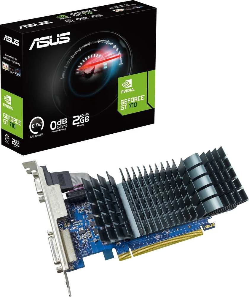 Vaizdo plokštė ASUS GeForce GT 710 2GB GDDR3
