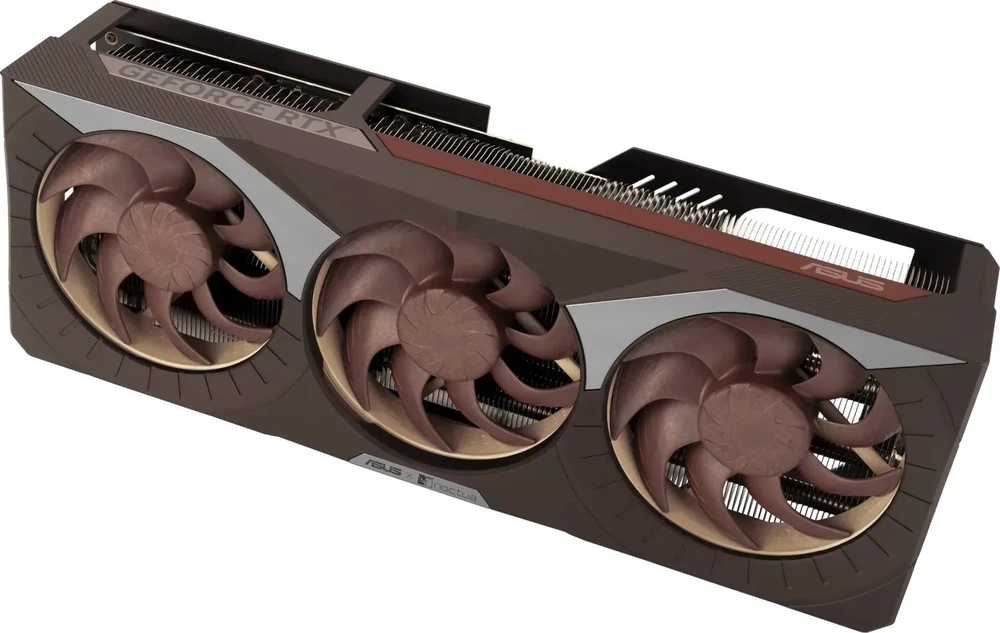 Vaizdo plokštė Asus GeForce RTX 5080 Noctua OC 16GB GDDR7 DLSS4 (RTX5080-O16G-NOCTUA)
