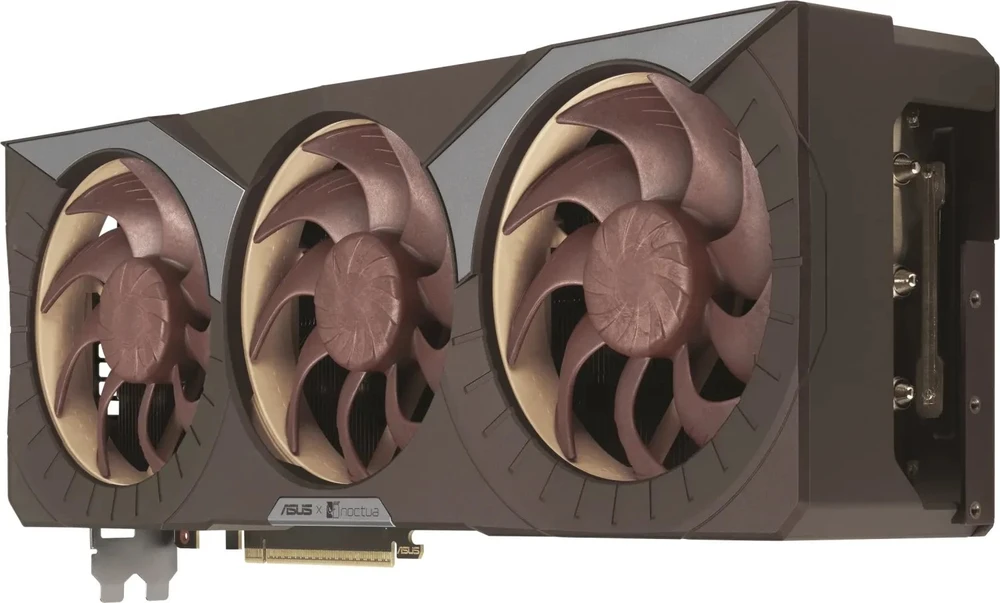 Vaizdo plokštė Asus GeForce RTX 5080 Noctua OC 16GB GDDR7 DLSS4 (RTX5080-O16G-NOCTUA)