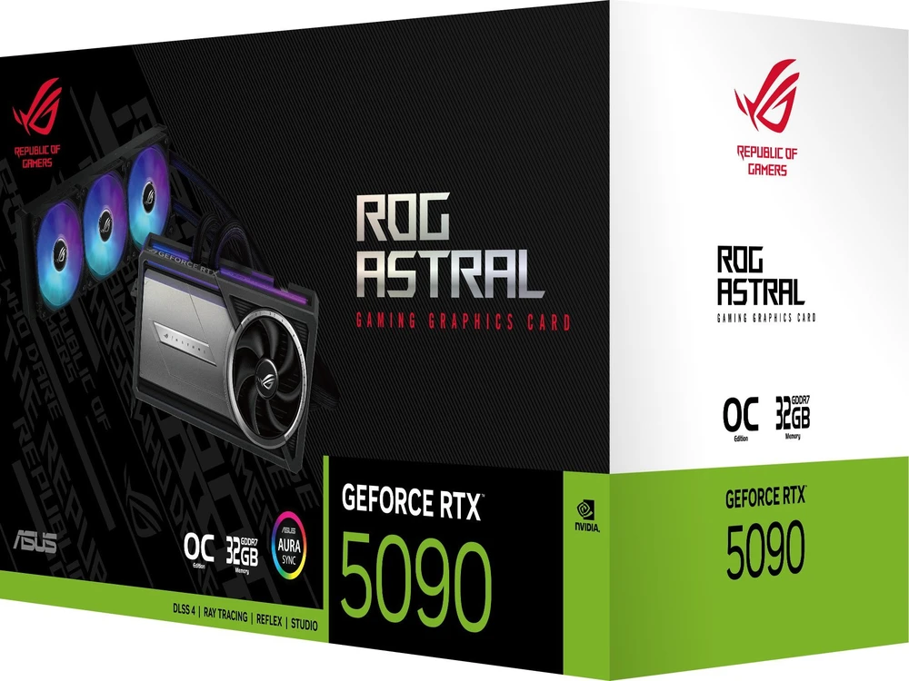 ASUS ROG Astral LC GeForce RTX 5090 OC 32 GB vaizdo plokštė