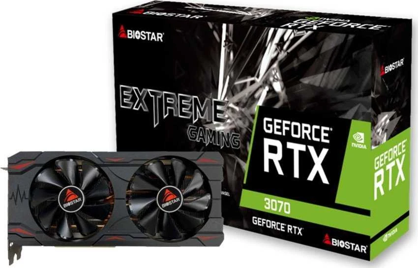 Biostar VN3706RM82 vaizdo plokštė NVIDIA GeForce RTX 3070 8 GB GDDR6